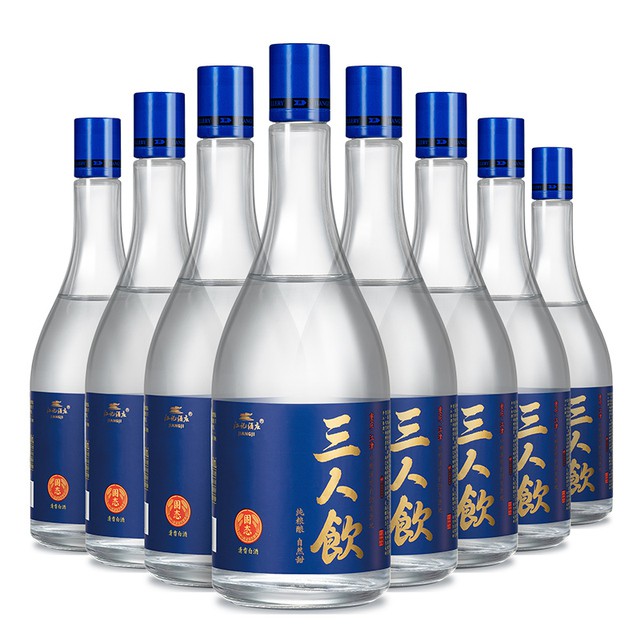 江小白三人饮46度500ml*8瓶