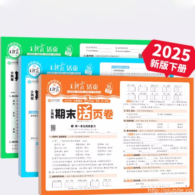 2025王朝霞试卷期末活页卷