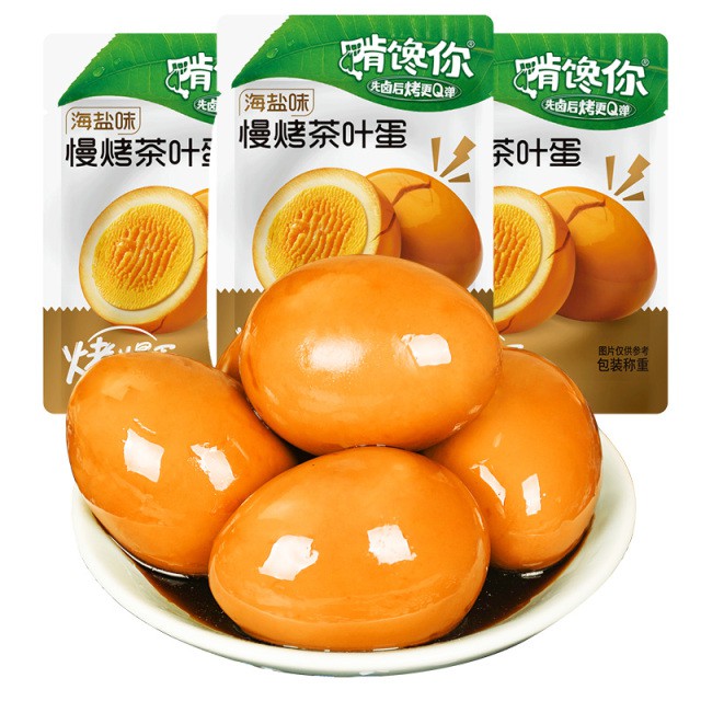 啃馋你海盐味烤爆蛋卤蛋30g*10个