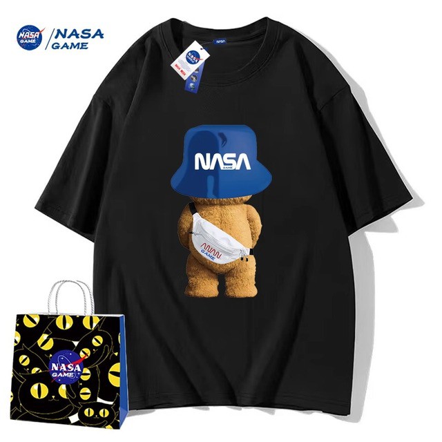 NASA联名纯棉潮牌情侣T恤