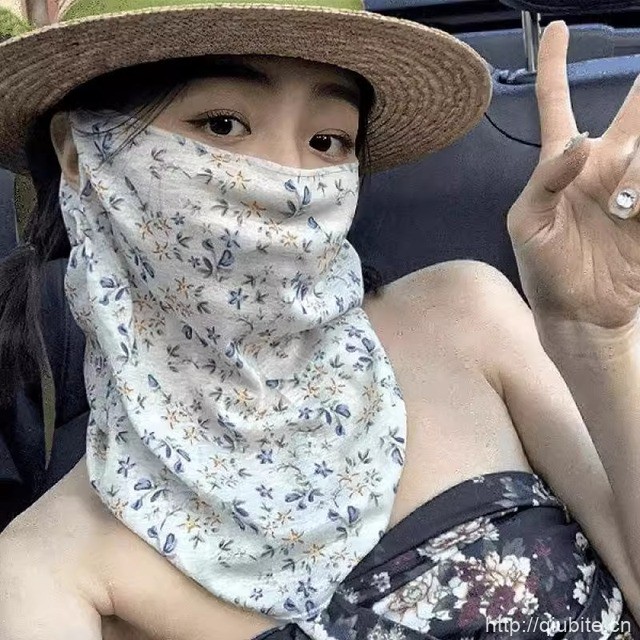 遮全脸护颈一体防晒面罩
