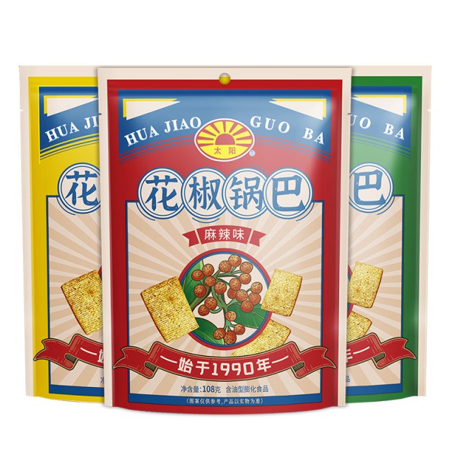 太阳花椒锅巴108g