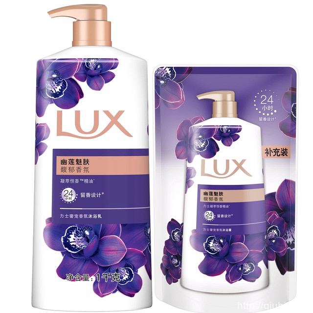 LUX力士精油香氛幽莲香沐浴露