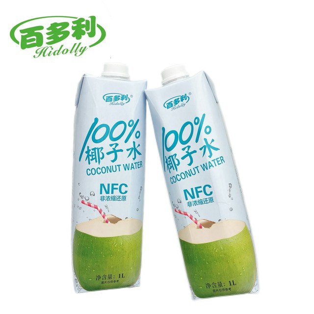百多利椰子水鲜榨纯椰子1L*2瓶