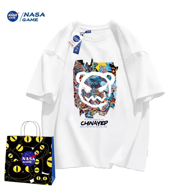 NASA童装潮牌纯棉短袖T恤【拍3件】