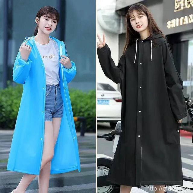 成人儿童加厚束口雨衣
