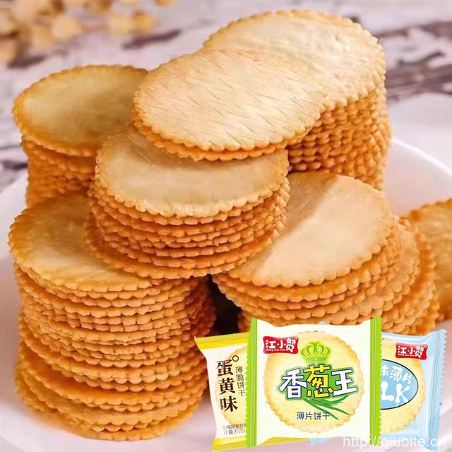江小赞薄脆饼干混合口味55包500g