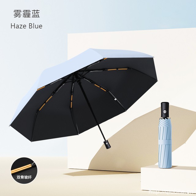 全自动大号加固加厚折叠晴雨太阳伞
