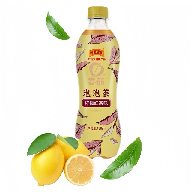 【椰小帽】蜜桃乌龙茶柠檬红茶5瓶*480ml