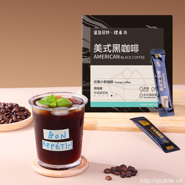 鲨鱼菲特美式黑咖啡60条