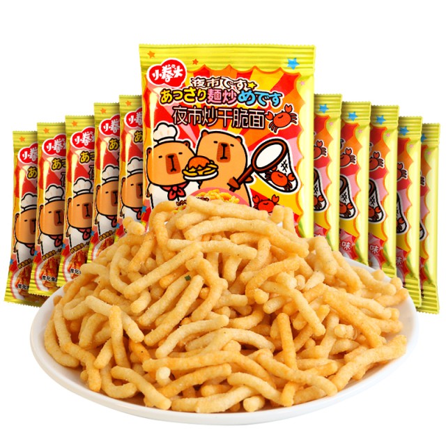 小拳头蟹黄味掌心面50包