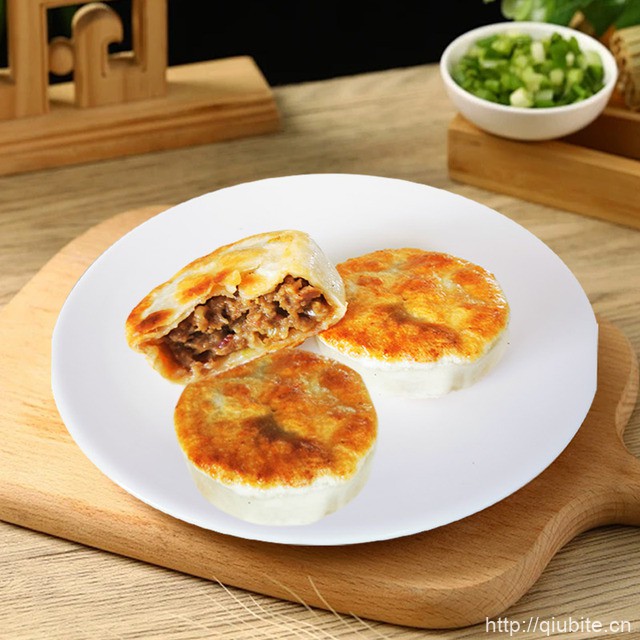春花邱食风味门钉肉饼420g*2袋装