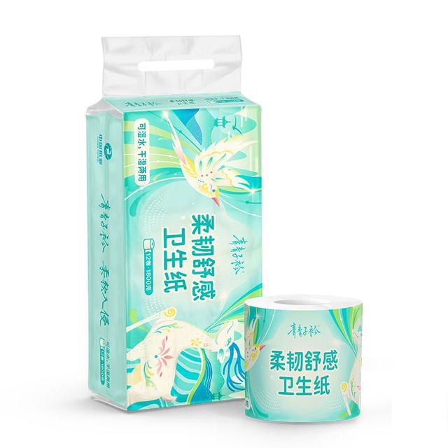 青青子衿卫生纸12卷150g有芯卷纸4层