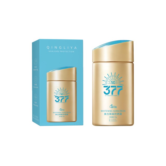 377美白隔离防晒霜SPF50防紫外线
