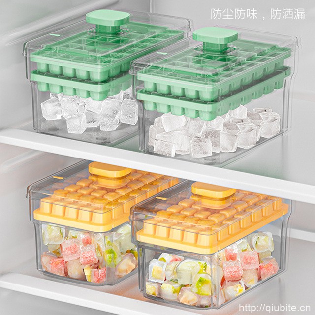 家用一键按压式冰块模具68格+冰铲