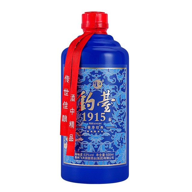 蓝钓台53度酱香白酒500ml