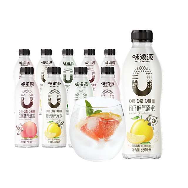 味滋源0糖0脂气泡水350ml*12瓶