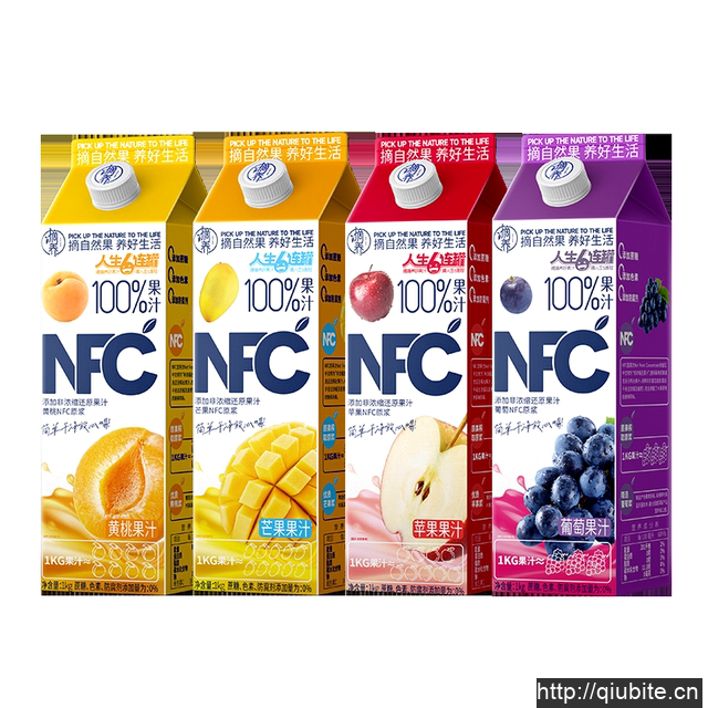摘养NFC纯果汁1kg*2盒