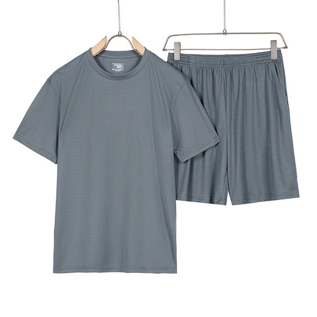 运动短袖短裤家居服套装
