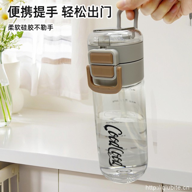 梵施家品耐高温吸管双饮杯600ml