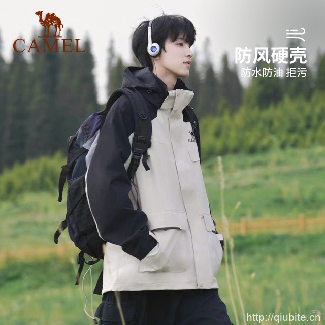 骆驼风暴冲锋衣女三合一