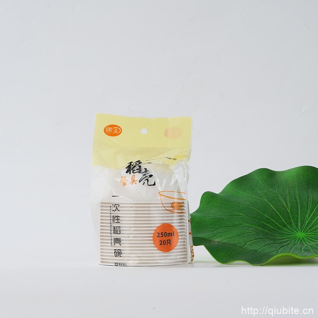 一次加厚性稻壳碗250ml*20个