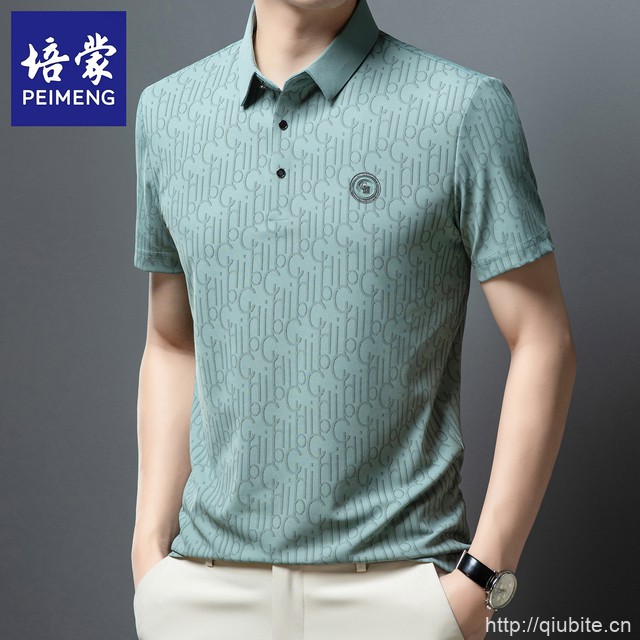 培蒙新款夏季商务休闲polo衫