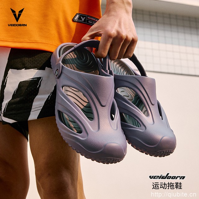 维动洞洞鞋男鞋运动凉鞋厚底