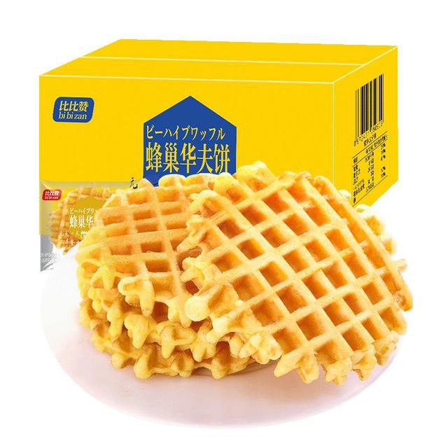 比比赞华夫饼面包整箱400g/箱