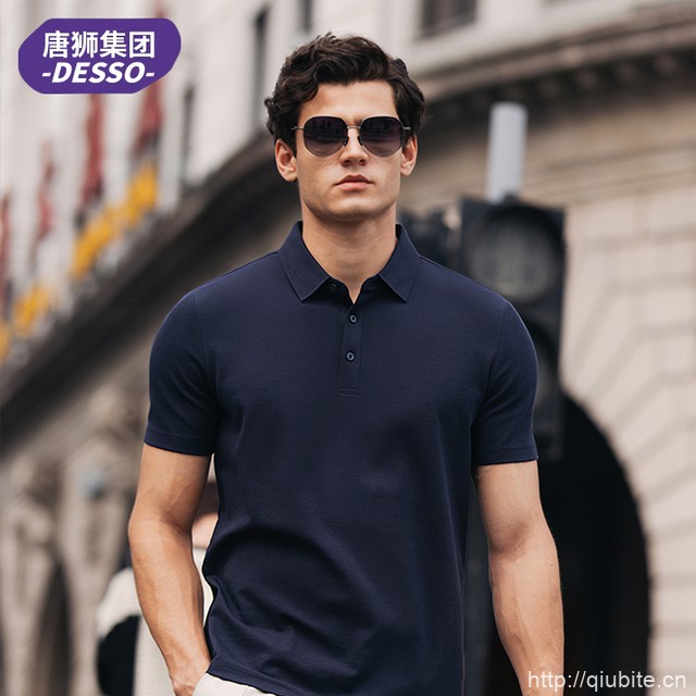 Desso冰丝翻领男士polo衫2件
