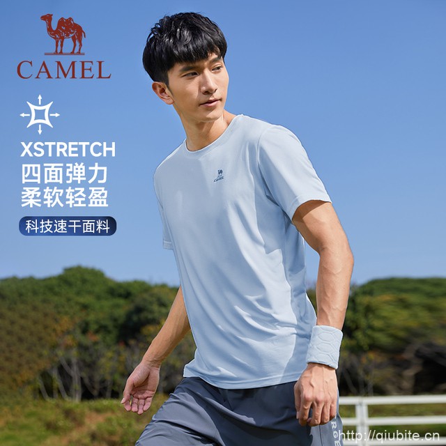 骆驼速干运动短袖男女同款