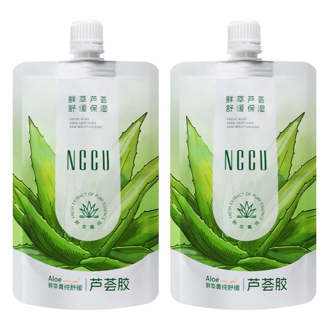 NCCU！鲜萃菁纯舒缓芦荟胶150g×2袋