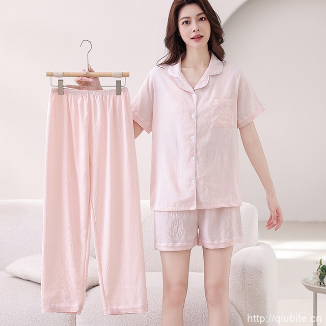 【云朵棉】女士家居服睡衣3件套