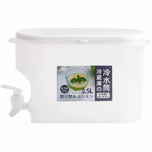 耐高温带龙头夏天家用冷饮桶3.5升