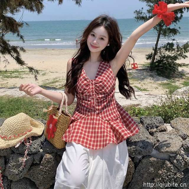 DM女清新甜美小飞袖上衣