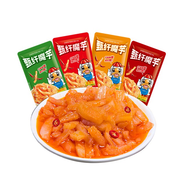 4种口味！魔芋爽素毛肚50包