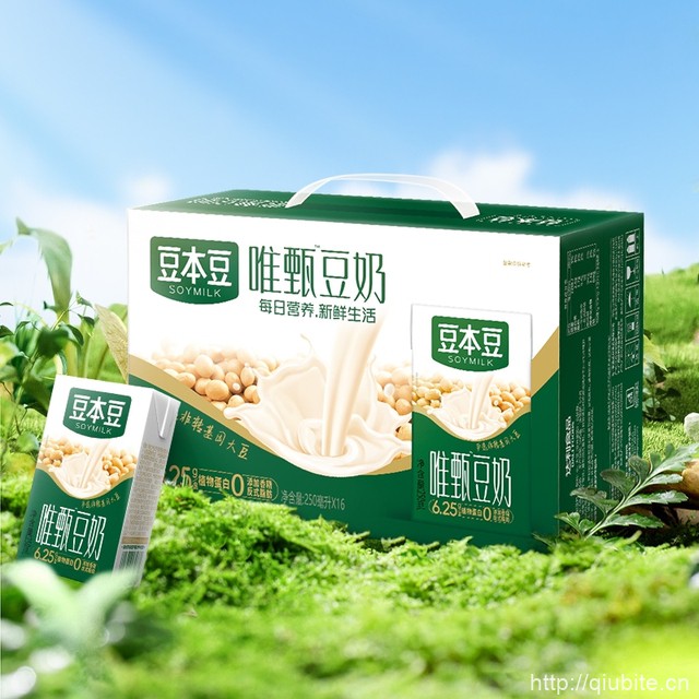 豆本豆唯甄原味豆奶250ml*16盒