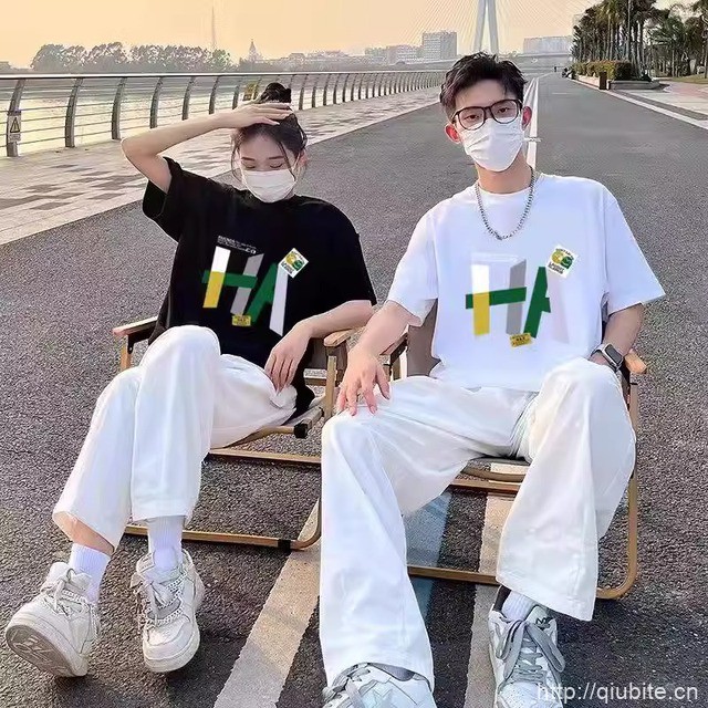 潮牌痞帅情侣装短袖T恤