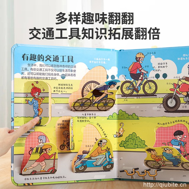揭秘系列儿童3d立体翻翻书 4册
