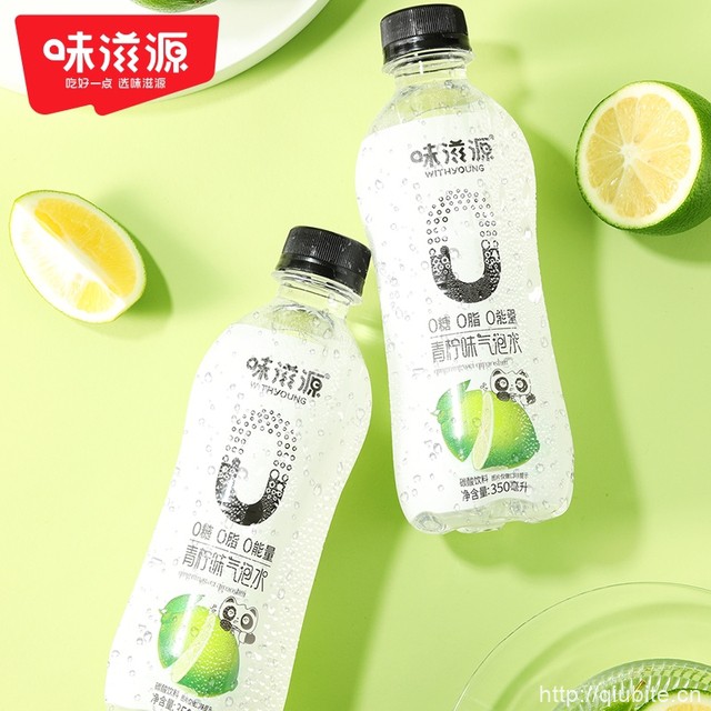 【味滋源】0糖0脂气泡水350ml*12瓶