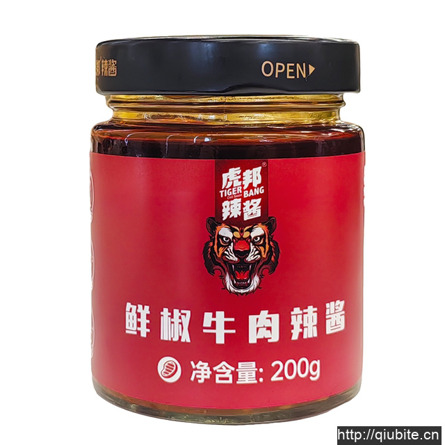 虎邦辣酱鲜椒牛肉辣酱鲜椒酱200g