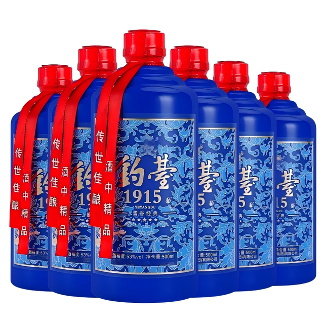 钓台蓝1915白酒酱香500ml